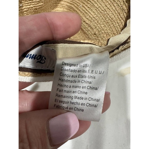 Tommy Bahama Hayden Raffia Ball Cap UPF 50+ One Size Beach Hat Visor main image 6
